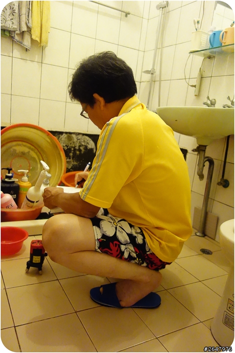 【裝修】小浴室也想乾溼分離,爸爸自己來!