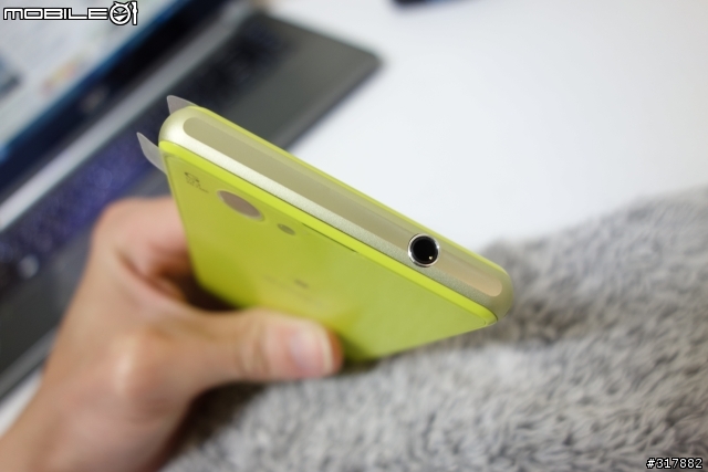 就是喜歡一手掌握!Z1 compact 萊姆黃 開箱