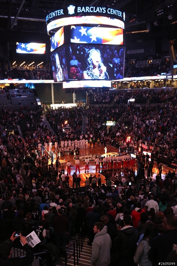 2014 NBA籃球賽@布魯克林Barclays Center(Nets籃網v.sPelicans鵜鶘)
