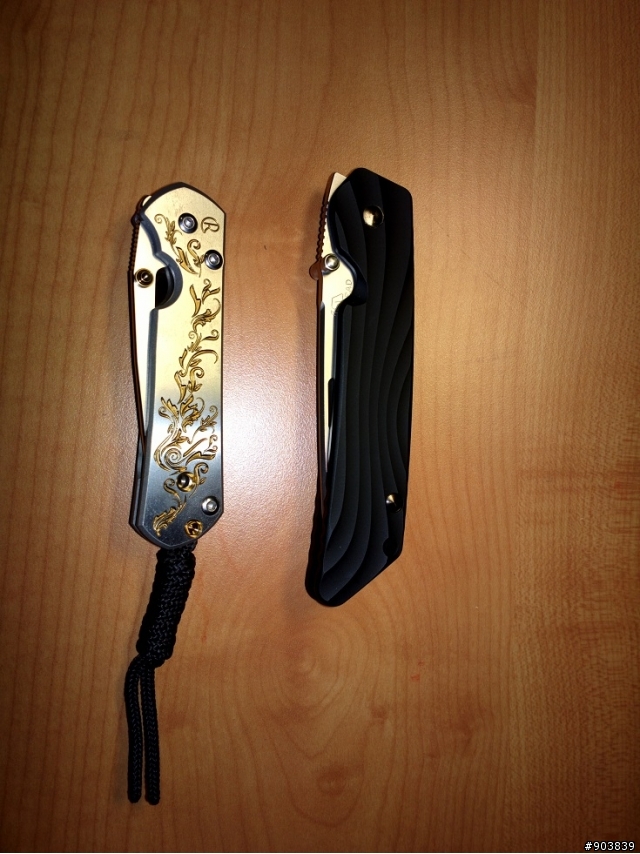 最近敗家成果--Sebenza Gold Leaf & 花田洋「肥後」