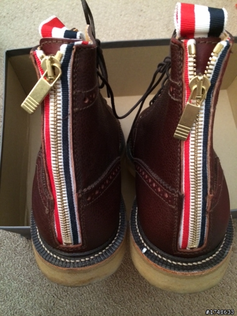 THOM BROWNE WINGTIP BOOT 雕花靴