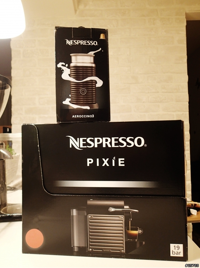 Nespresso Pixie 咖啡機 開箱文