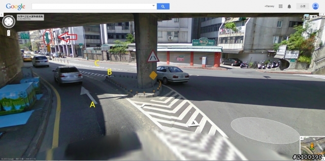 台北市水源快速道路與師大路口亂象