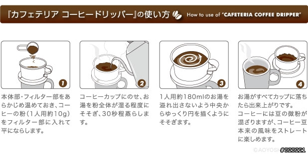 Cafeteria coffee dripper 金光閃閃的傻瓜濾杯.
