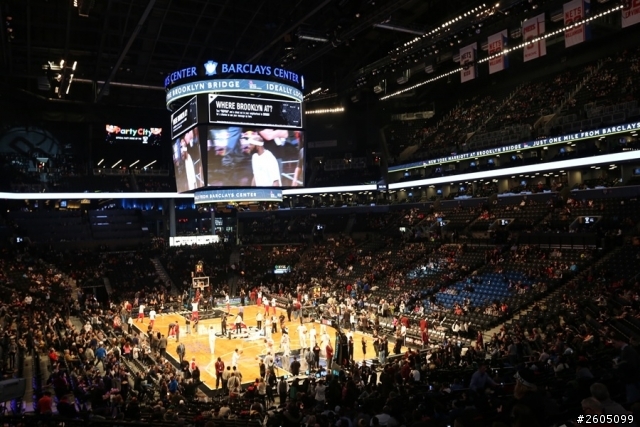 2014 NBA籃球賽@布魯克林Barclays Center(Nets籃網v.sPelicans鵜鶘)