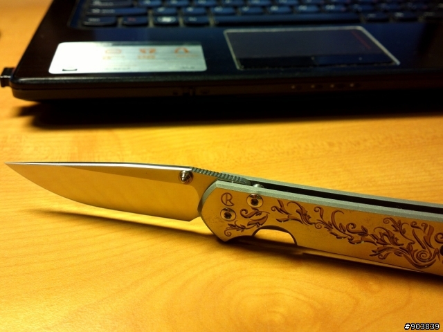 最近敗家成果--Sebenza Gold Leaf & 花田洋「肥後」