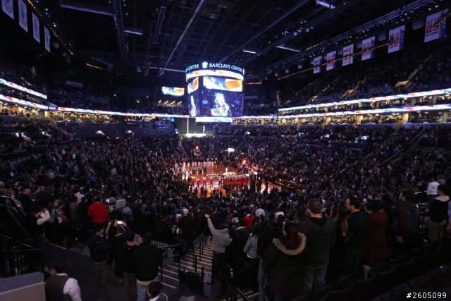 2014 NBA籃球賽@布魯克林Barclays Center(Nets籃網v.sPelicans鵜鶘)