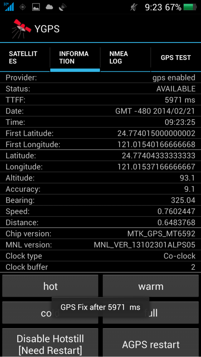 佳科 x3s 6592 2g ram 雜測..