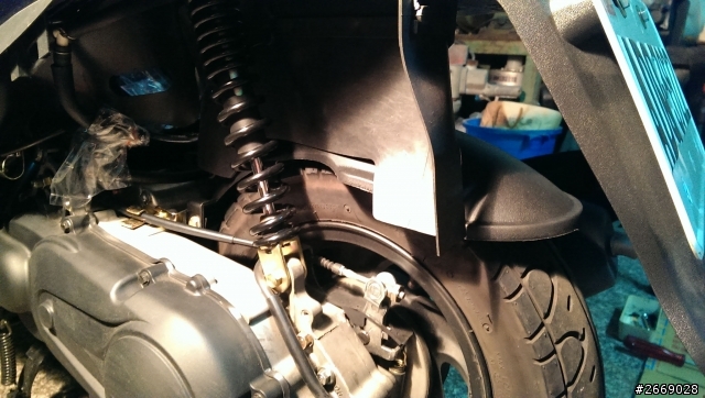 GT 125 SUPER 內土除 / 擋泥板 2014安裝報告