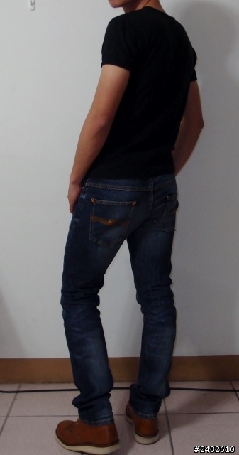 【分享】終於入手我的第一條Nudie牛仔褲了~!! Thin Finn Slim Fit Organic Midnight Worn