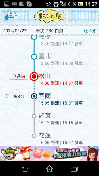 【有軌時刻表】台鐵誤點資訊~~(⊙0⊙)