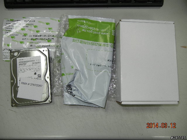 日立硬碟你好樣的,第一次遇到!保內故障更換被拒,理由是.....