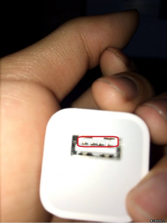5S充電器 無綠點 USB插孔內有序號