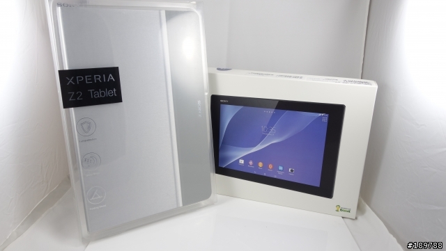 精裝版 Z2 Tablet LTE 白色 簡單開箱
