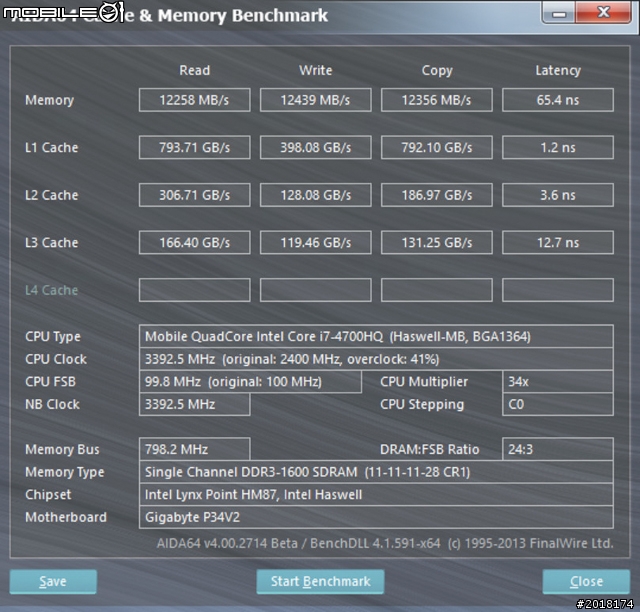 搭載NVIDIA GTX 860M繪圖晶片 技嘉P34G v2電競筆電測試