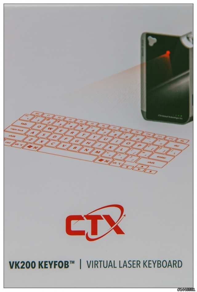【科技】 創新技術的雷射鍵盤-CTX VK200 KEYFOB