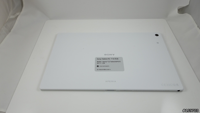 精裝版 Z2 Tablet LTE 白色 簡單開箱