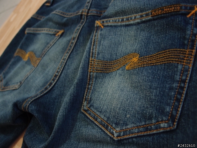 【分享】終於入手我的第一條Nudie牛仔褲了~!! Thin Finn Slim Fit Organic Midnight Worn