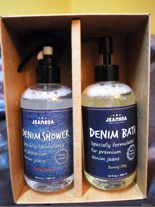 阿母。。我中獎了!!! 【JEANSDA Denim Cleaner Care Set 丹寧保養組合】