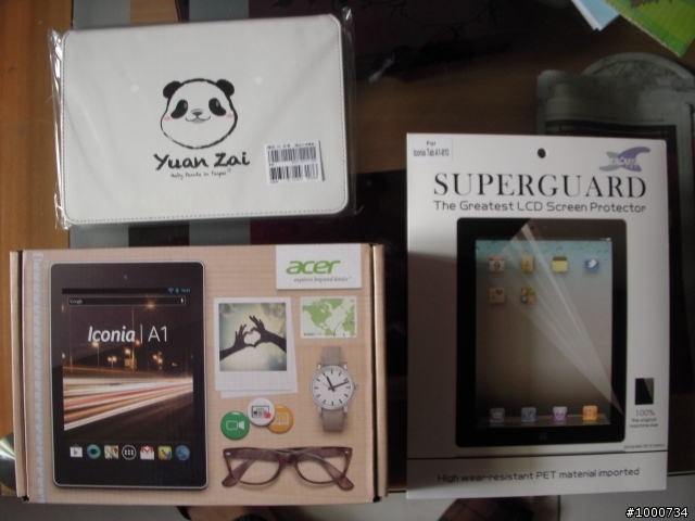 3/13更新 acer Iconia A1-811 簡單開箱(同場加映 LG G tablet 8.3 開箱