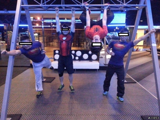 3/28更新身材對照~超人系列 Under Armour 排汗衣~ 健身仿佛神力上身的小開箱~~