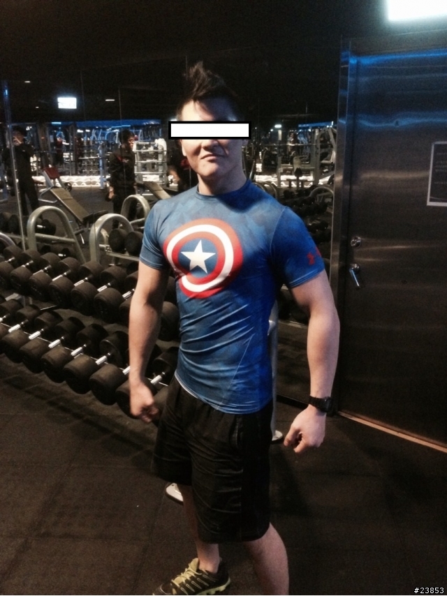 3/28更新身材對照~超人系列 Under Armour 排汗衣~ 健身仿佛神力上身的小開箱~~