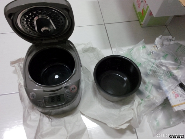 日本電鍋三菱IHジャー炊飯器NJ-KH10-S 開箱(二手)