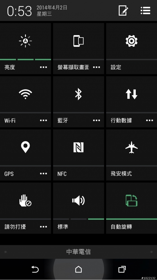 ONE M8 14-100%充電時間