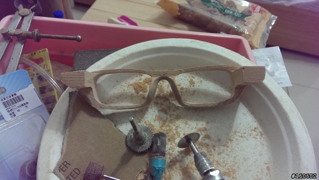100%手做木製眼鏡 教學 (製作完成)