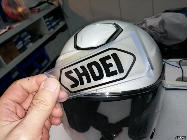 SHOEI J-CRUISE 貼紙替換