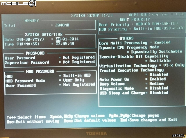 Toshiba Portege SS RX2L
