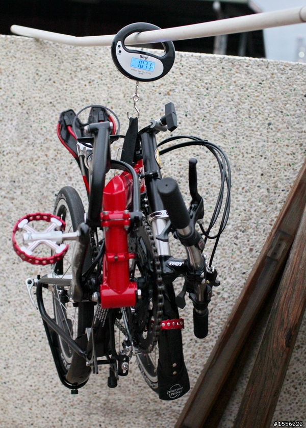 輕量的BikeFriday平把雙盤speeding Tikit,7.84kg