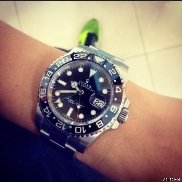 圓了兒時夢想 買了第一支勞力士 116710LN GMT II