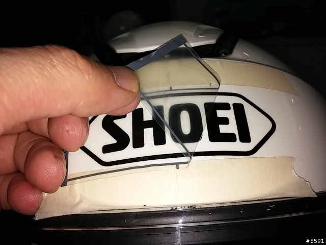 SHOEI J-CRUISE 貼紙替換