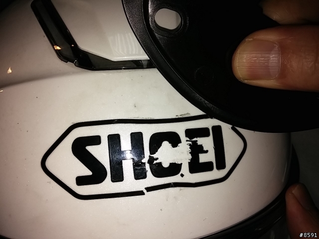 SHOEI J-CRUISE 貼紙替換