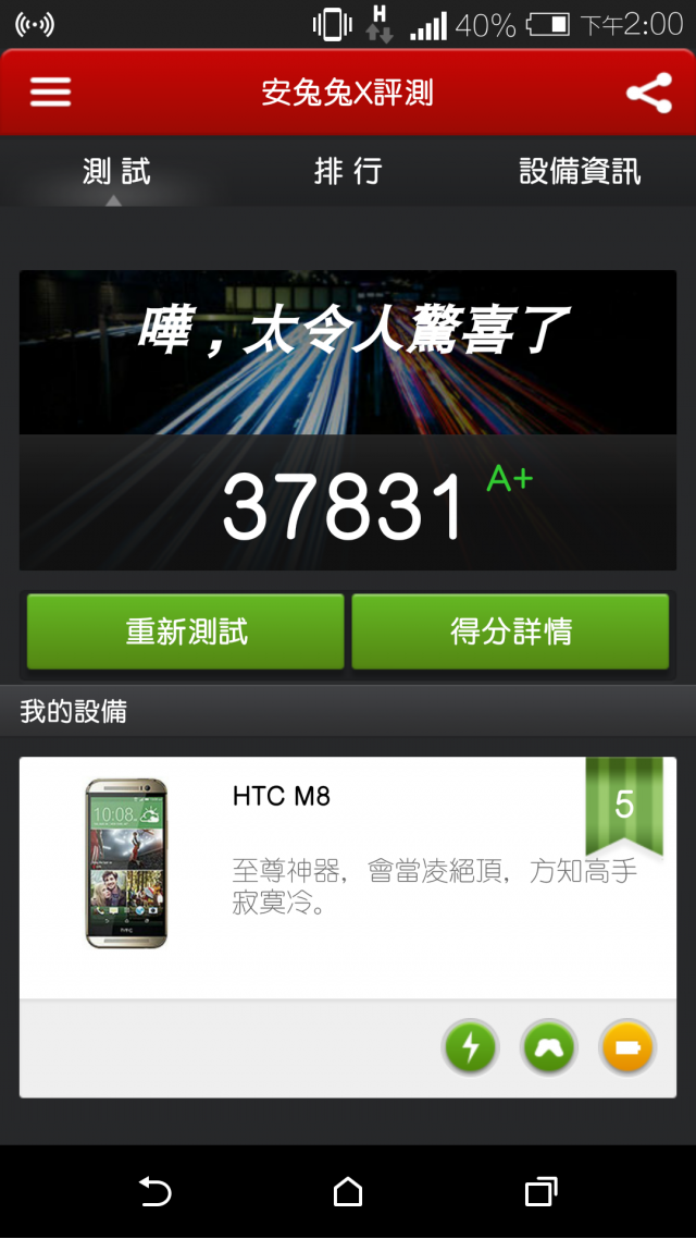 HTC ONE (M8) 開箱