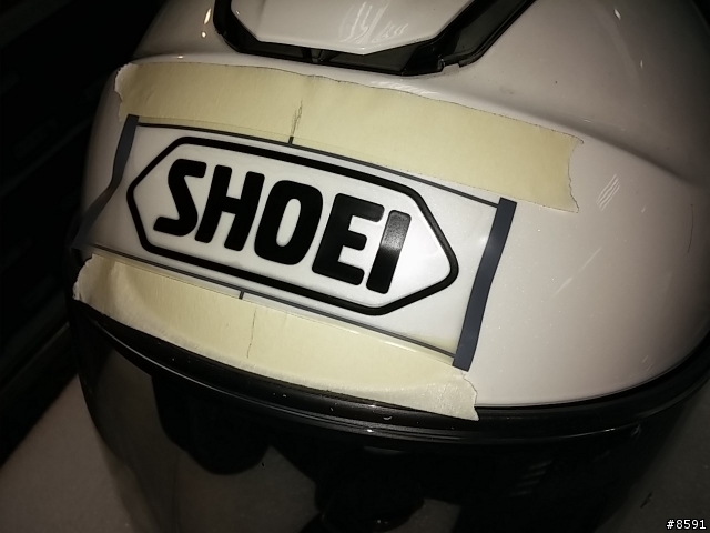 SHOEI J-CRUISE 貼紙替換