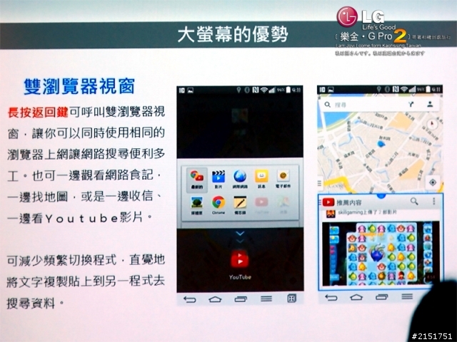 樂金 G系列旗艦LG G Pro2 全新進化輕敲KnockCode‧喚醒智慧生活的每一天【高雄體驗活動】