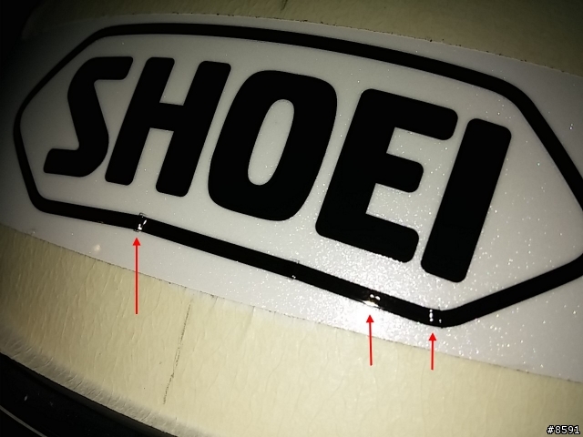 SHOEI J-CRUISE 貼紙替換