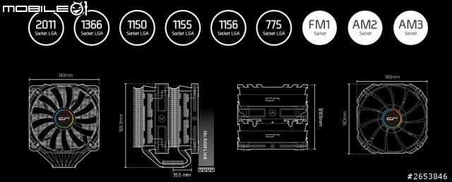 高階空冷新選擇 CRYORIG R1 Universal 白色新登場
