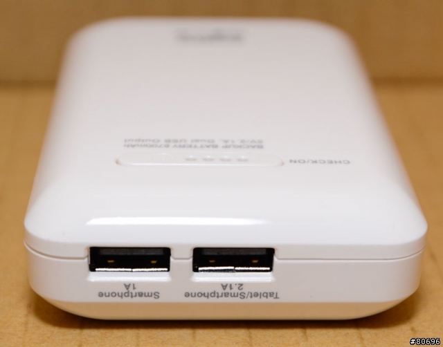 台灣三洋SANYO SYPP-02 8700mAh行動電源簡介及測試-4/15新增拆解圖