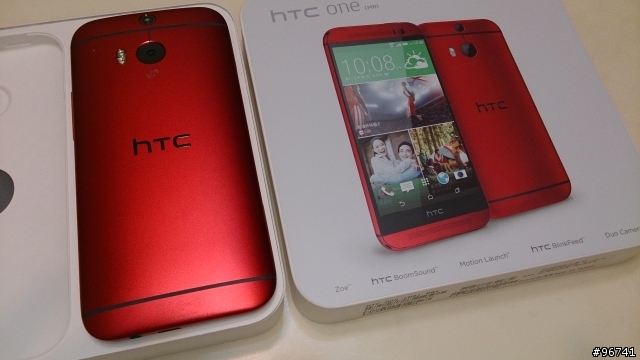 hTC M8x 32GB 紅色 , 有生以來的第一次開箱分享文