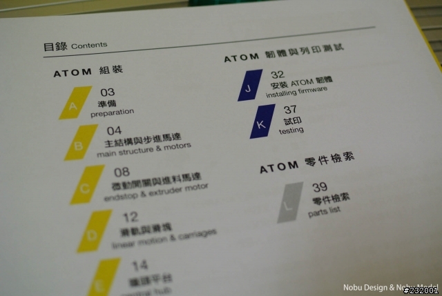 ATOM 3D Printer 開箱、組裝、試印 過程全紀錄by Nobu Design(文超長、圖超多)