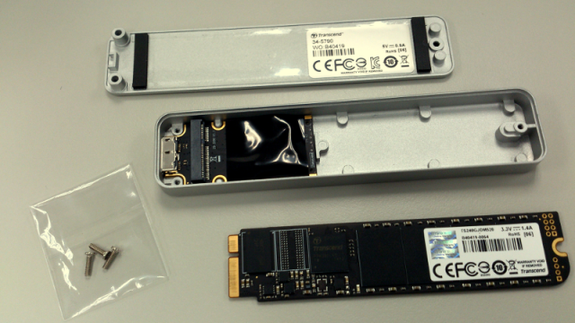 Macbook Air SSD 升級創見 JetDrive 520