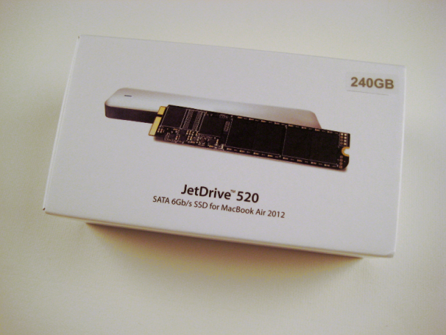 Macbook Air SSD 升級創見 JetDrive 520