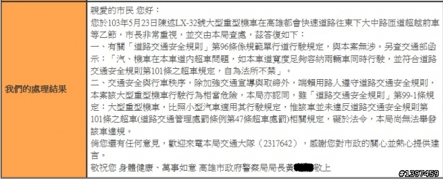 2014/05/14 高雄「重機大哥,您真的嚇到我了...」