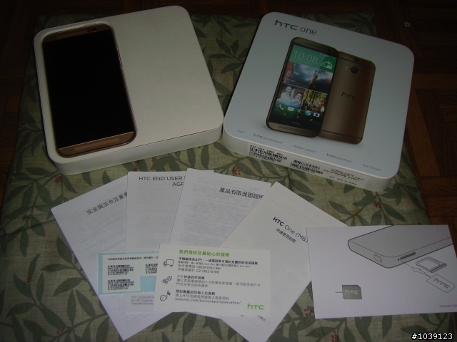 HTC One M8 香檳金 內外皆美 萬中選一♥♥ 5/1發售日 開箱文