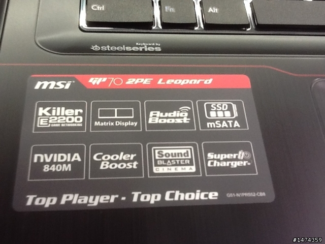 全方位的優異效能遊戲玩家筆電!msi GP70 2PE Leopard 電競筆電把玩中!(持續補文~)