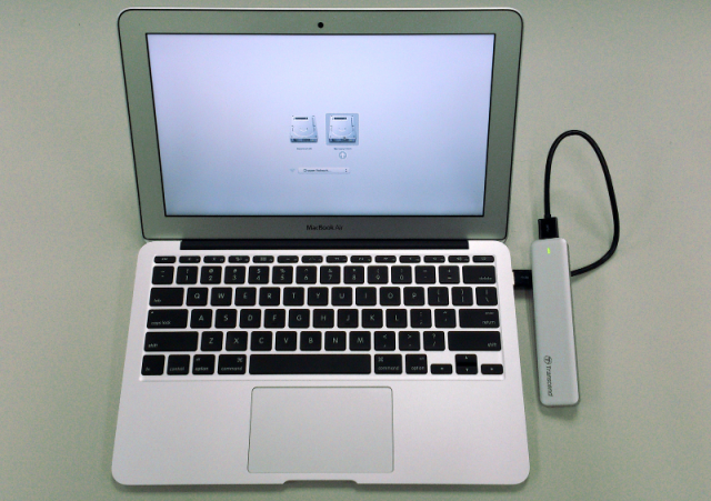 Macbook Air SSD 升級創見 JetDrive 520
