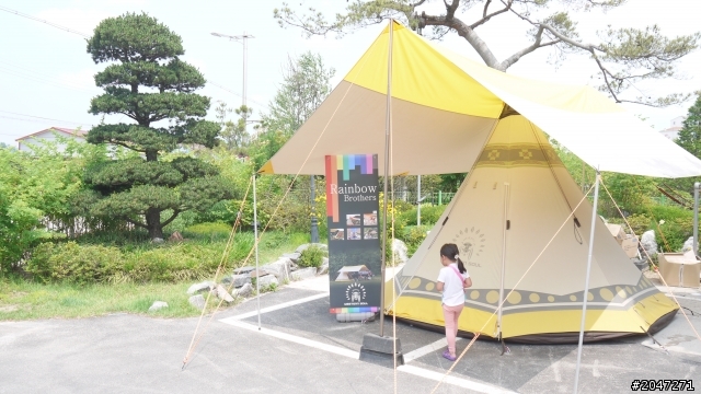 這才是展示場呀!!韓國的CAMPING IS